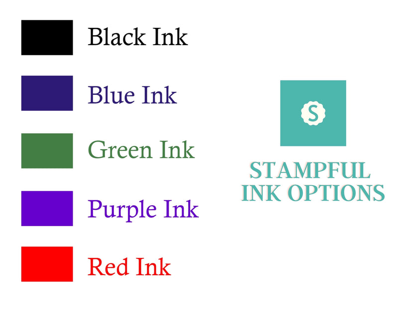 Custom Personalised Signature Stamp