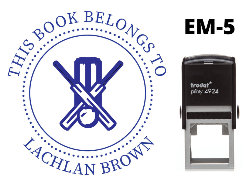 Custom Personalised School Library Book Stamp