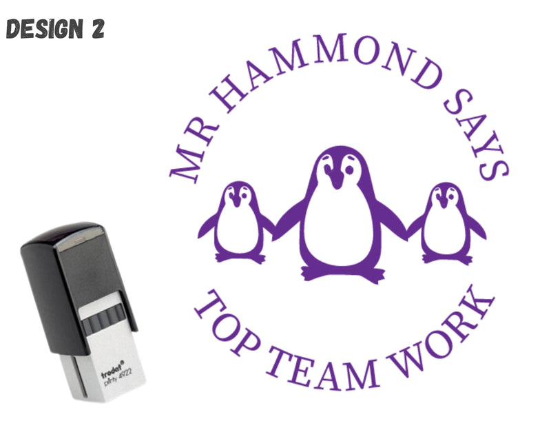 Custom Teacher Feedback Stamp Personalised