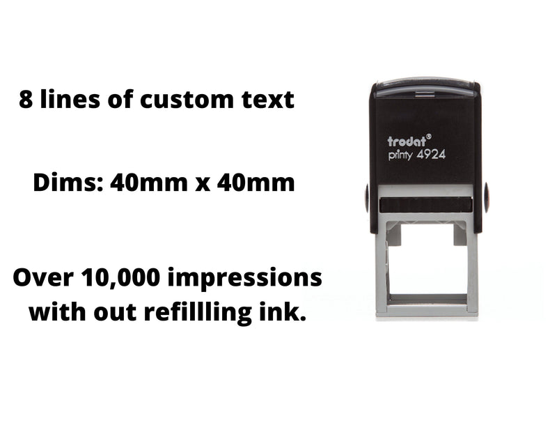 Custom Teacher Checklist Stamp Personalised