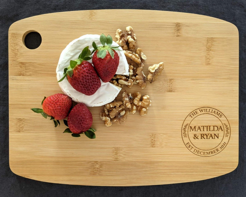 Custom Engraved Cheese Board Gift
