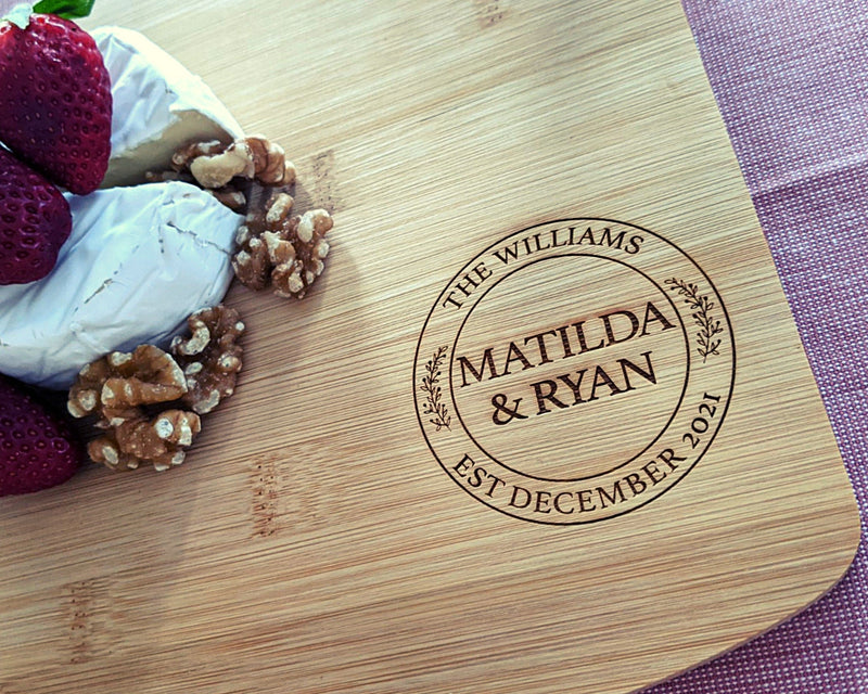 Custom Engraved Cheese Board Gift