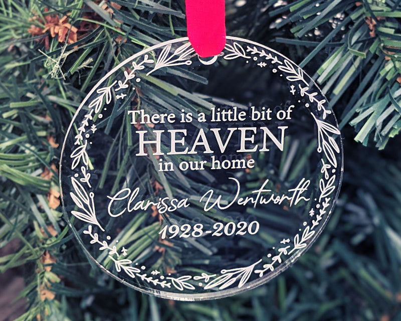 Personalised Memorial Christmas Ornament Custom Gift