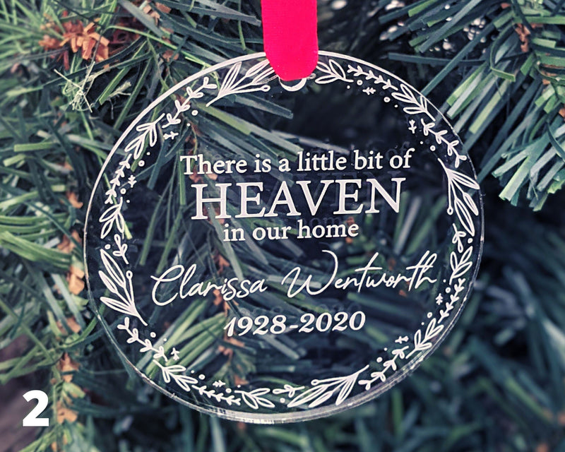 Personalised Memorial Christmas Ornament Custom Gift