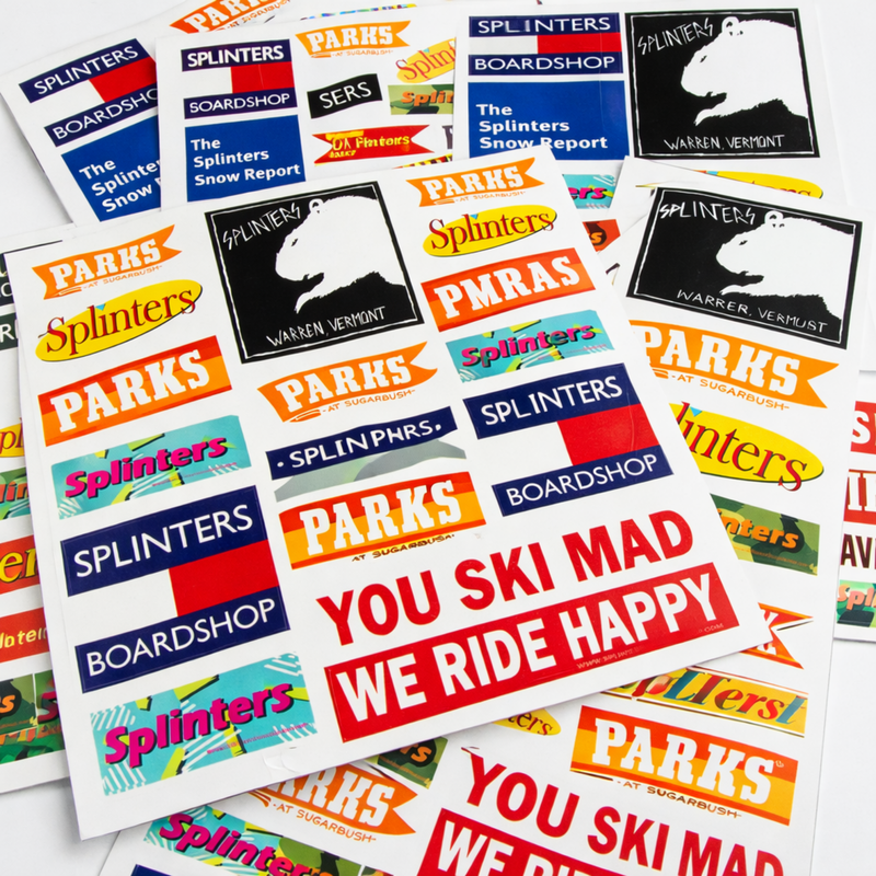 Sheets of Stickers